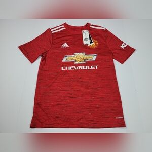 Adidas Manchester United 2020/21 Home Soccer Jersey FM4292 Youth 13/14 Aeroready